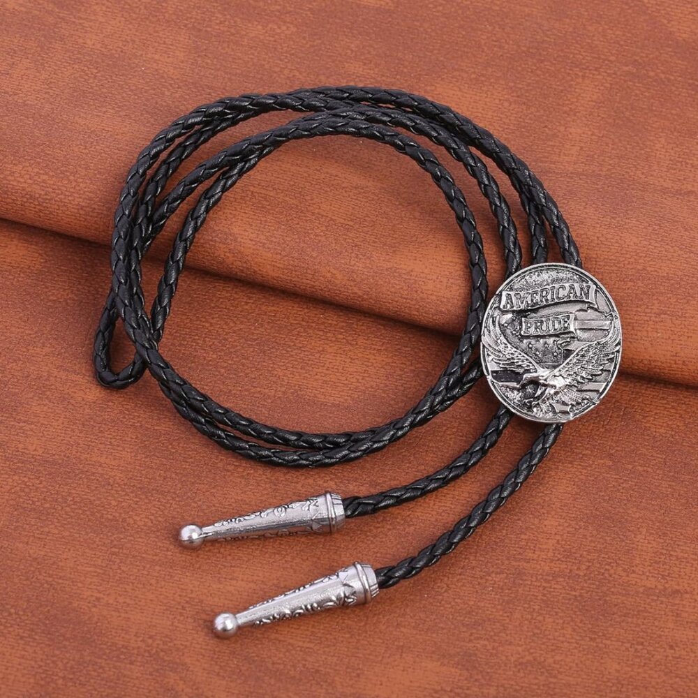 Western Bolo Tie Hat Necklace Men's Accessory